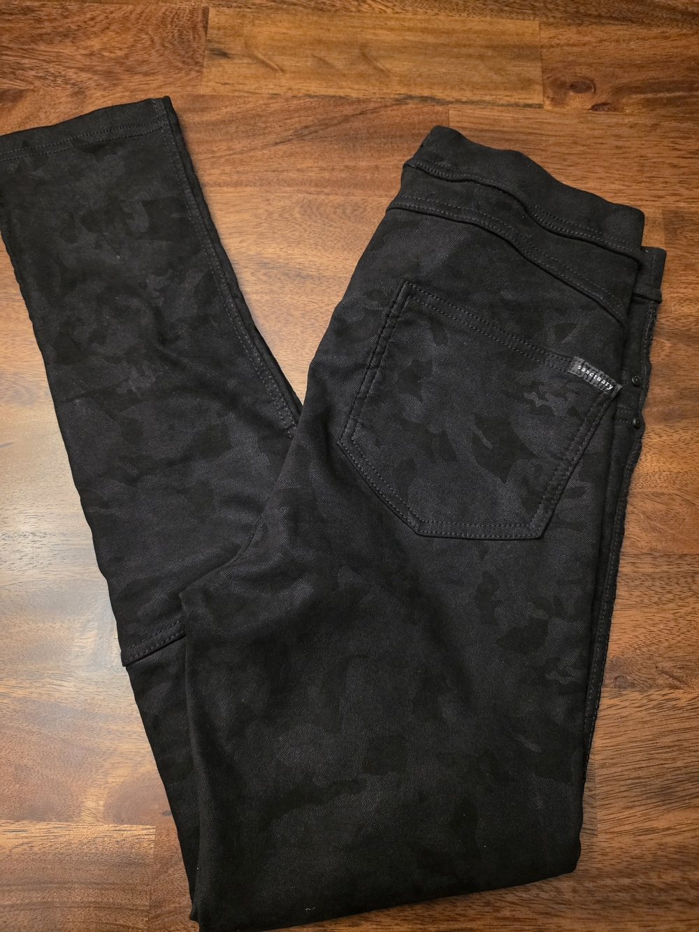 Sanctuary Black Camo Skinny Jeans